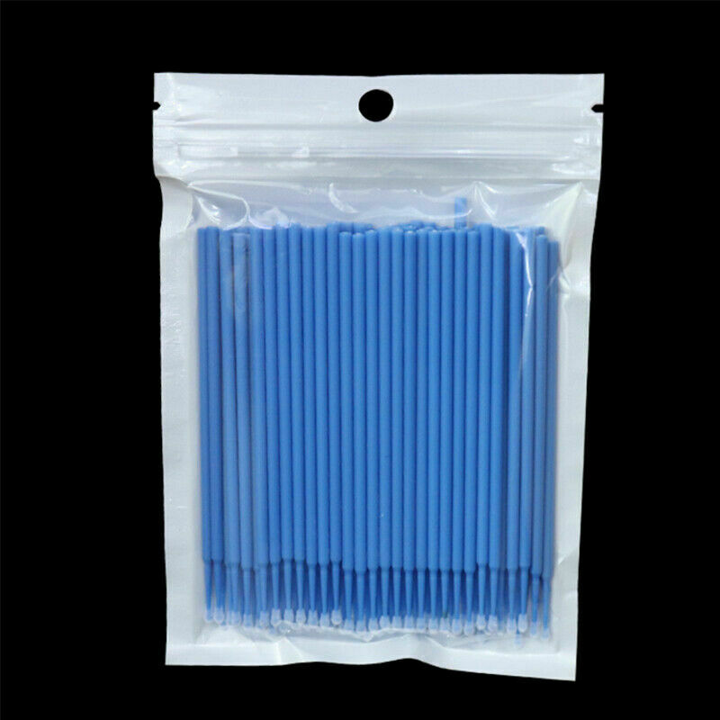 100 Pcs Dental Micro Brush Disposable Materials Tooth Applicators Large 2.5mm
